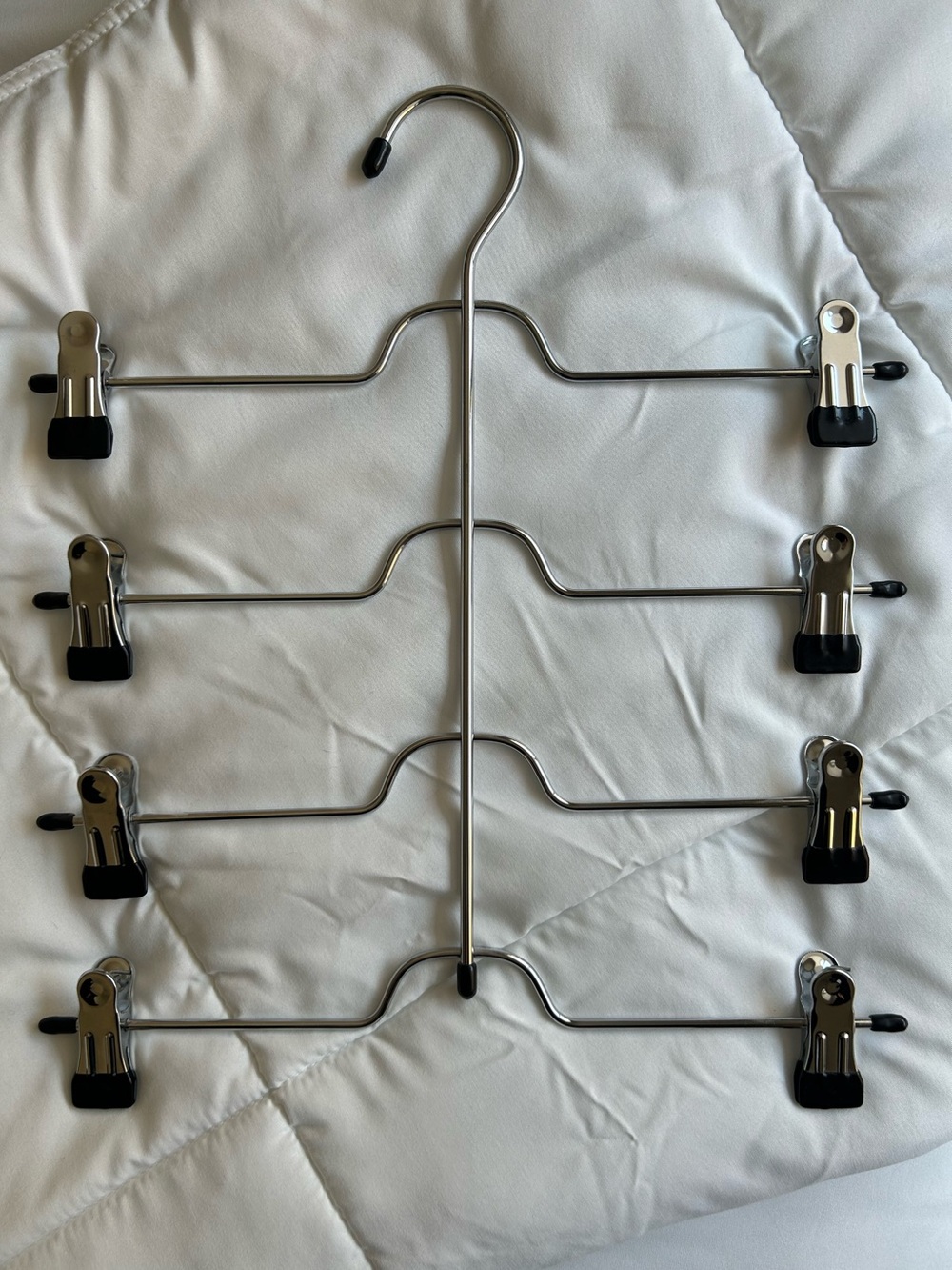 Multi-tier Space Saving Pant Hangers - set of 7